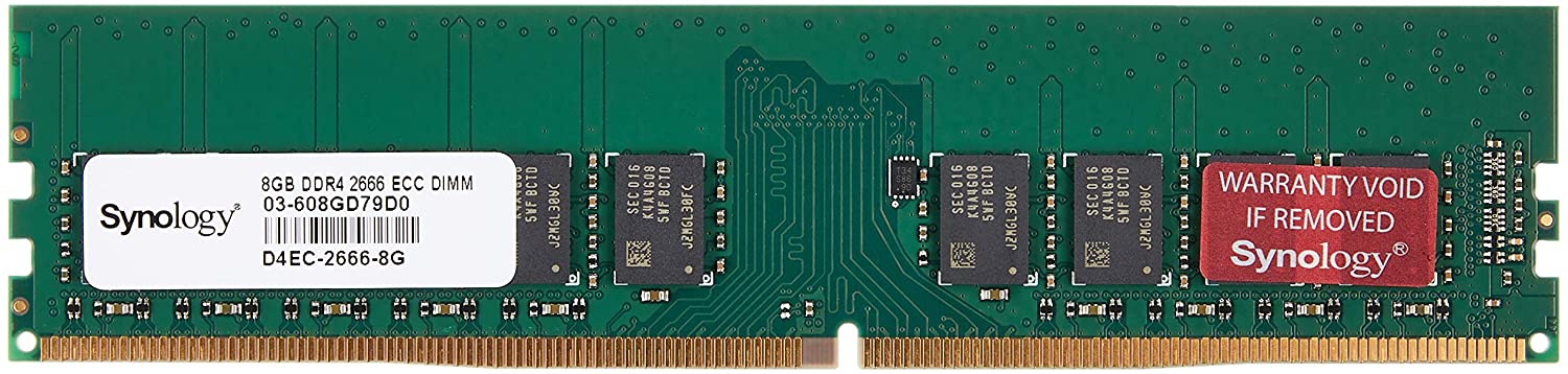 Synology RAM DDR4 ECC Unbuffered DIMM 8GB (D4EC-2666-8G)