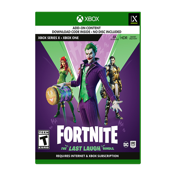 Fortnite The Last Laugh Bundle Xbox  vbucks
