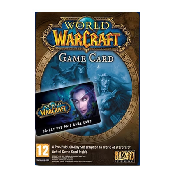 WARCRAFT GAME CARD 30 DAYS US